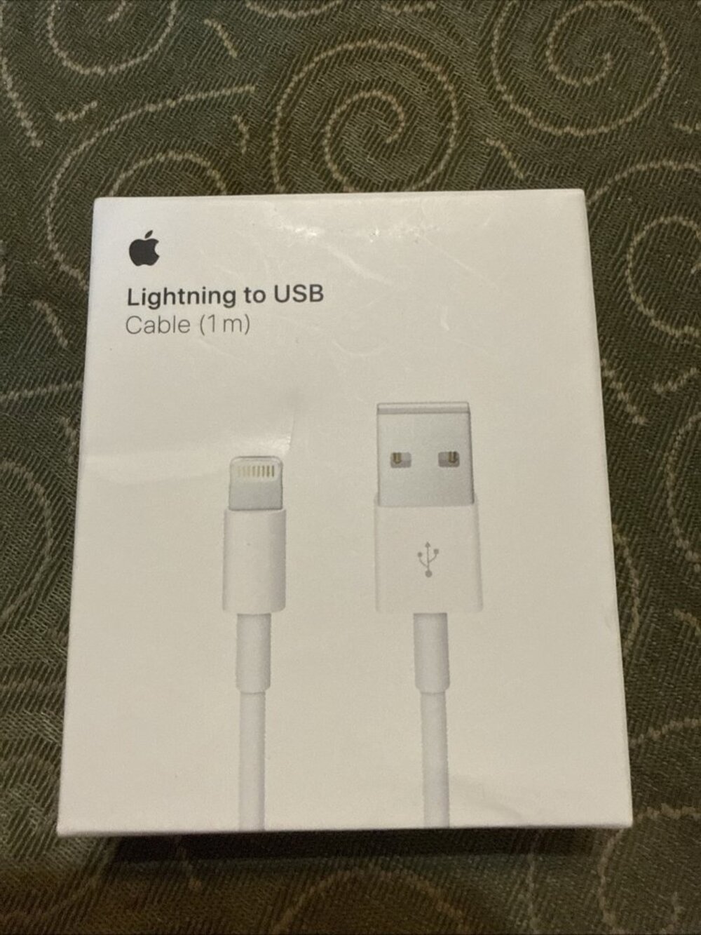 Apple 1M Lightning To USB Cable NEW sealed box 3 Feet White FROM APPLE